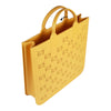 Authentic GUCCI Kids' Perforated Rubber Tote Bag In Yellow