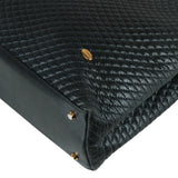 Authentic Bally black soft leather shoulder bag