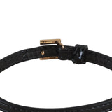 Authentic Gucci Leather bracelet with square G