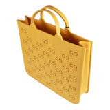 Authentic GUCCI Kids' Perforated Rubber Tote Bag In Yellow