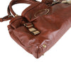 Authentic Chloe brown leather two way bag purse