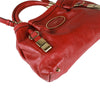 Authentic Chloe Red leather two way bag purse