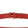 Authentic Gucci Micro Guccissima Belt red leather