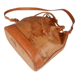 Authentic Alviero Martini Classe world map bucket bag