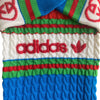 Authentic Gucci x Adidas Michele period Wool Knit S Multicolor 717722