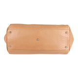 Authentic Longchamp Paris handbag tan leather