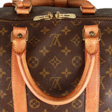 Authentic Louis Vuitton Monogram Keepall bandouliere 55 hand/travel bag