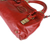 Authentic Chloe Red leather two way bag purse