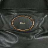 Authentic Chloe black leather 2 way shoulder bag