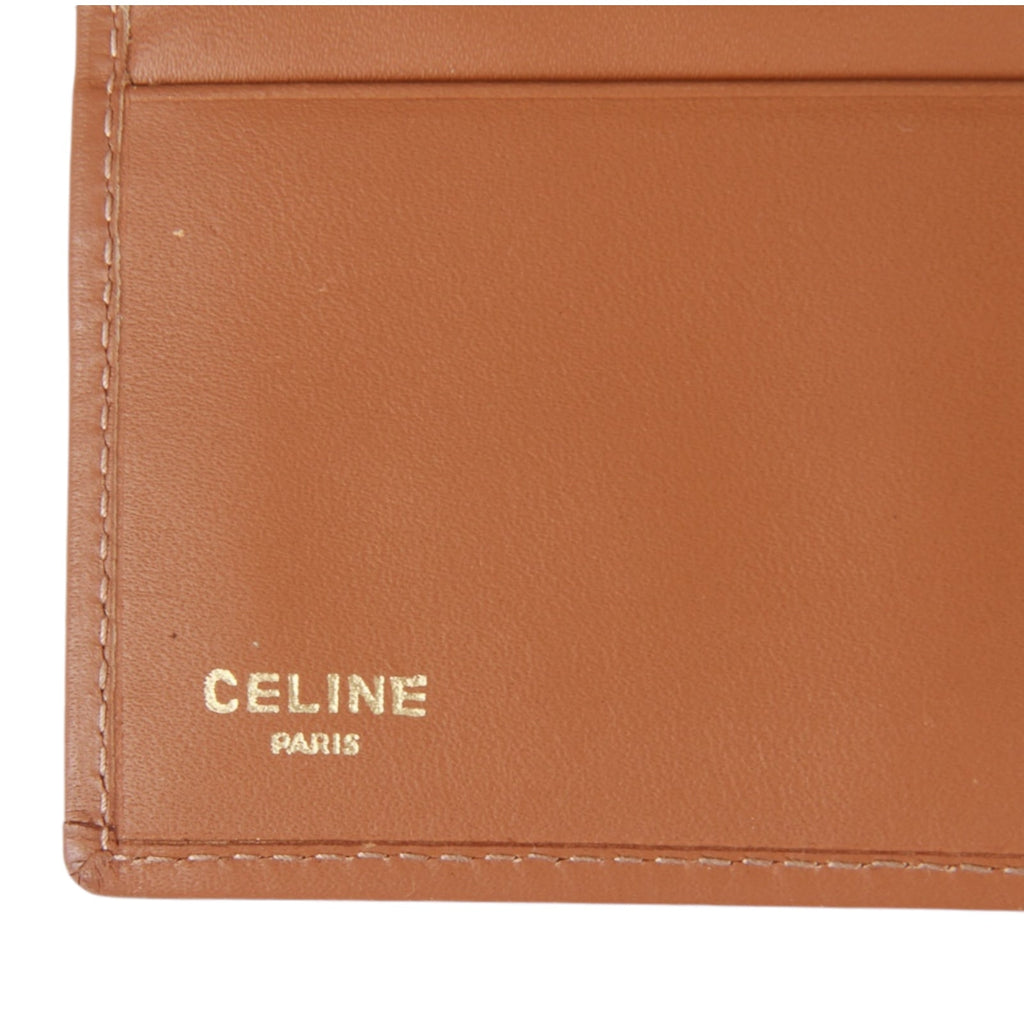 Authentic Celine Macadam Brown long wallet