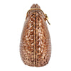 Authentic Lancel wicker rattan clutch with gold chain