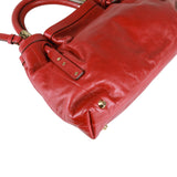 Authentic Chloe Red leather two way bag purse