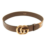 Authentic Gucci x Adidas Marmont Belt Brown