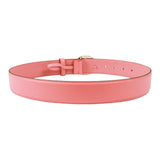 Authentic Gucci Pink Leather belt with interlocking GG buckle