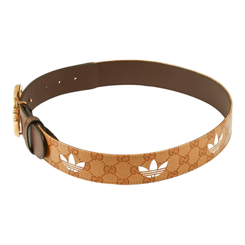 Authentic Gucci x Adidas Marmont Belt Brown