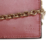 Authentic Gucci Micro chain monogram wallet Pink