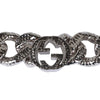 Authentic GUCCI Interlocking G Choker In Silver-toned Metal