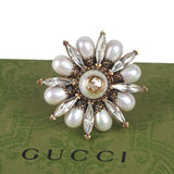 Authentic Gucci Interlocking G Flower Ring