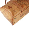 Authentic Alviero Martini Classe world map brown Boston bag