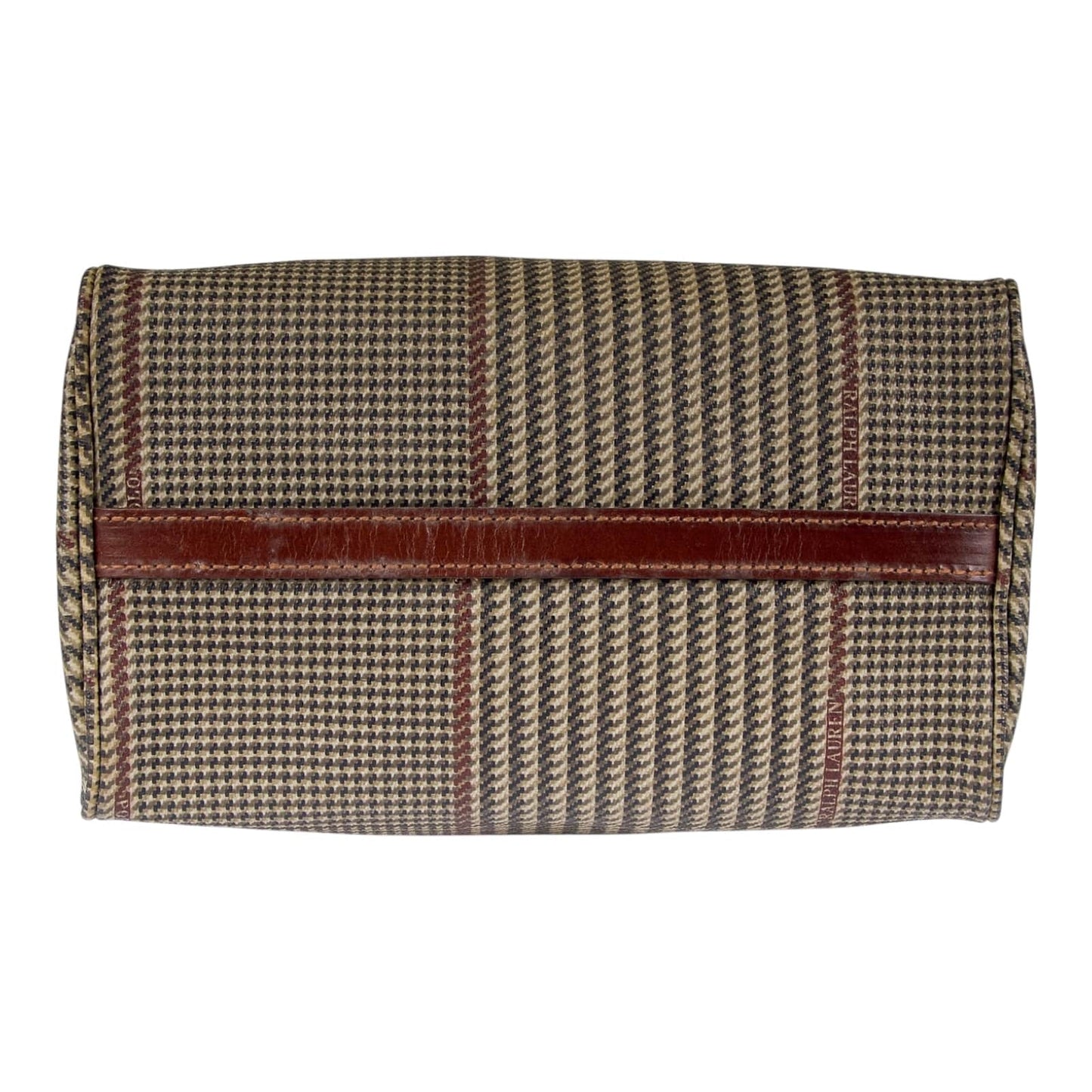 Authentic Polo Ralph Lauren Glen Plaid Boston Bag