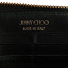 Authentic Jimmy Choo star embossed leather zip around wallet