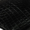 Authentic Salvatore Ferragamo black croc embossed shoulder bag