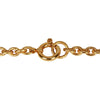 Authentic Chanel chain CC pendant Gold tone necklace