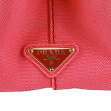 Authentic Prada Canapa Convertible Tote Canvas Mini Pink