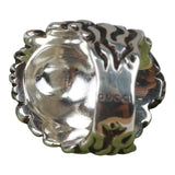 Authentic Gucci Lion Head Motif Crystal Ring In Silver & Black