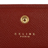 Authentic Celine Paris Red leather Wallet