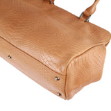 Authentic Longchamp Paris handbag tan leather