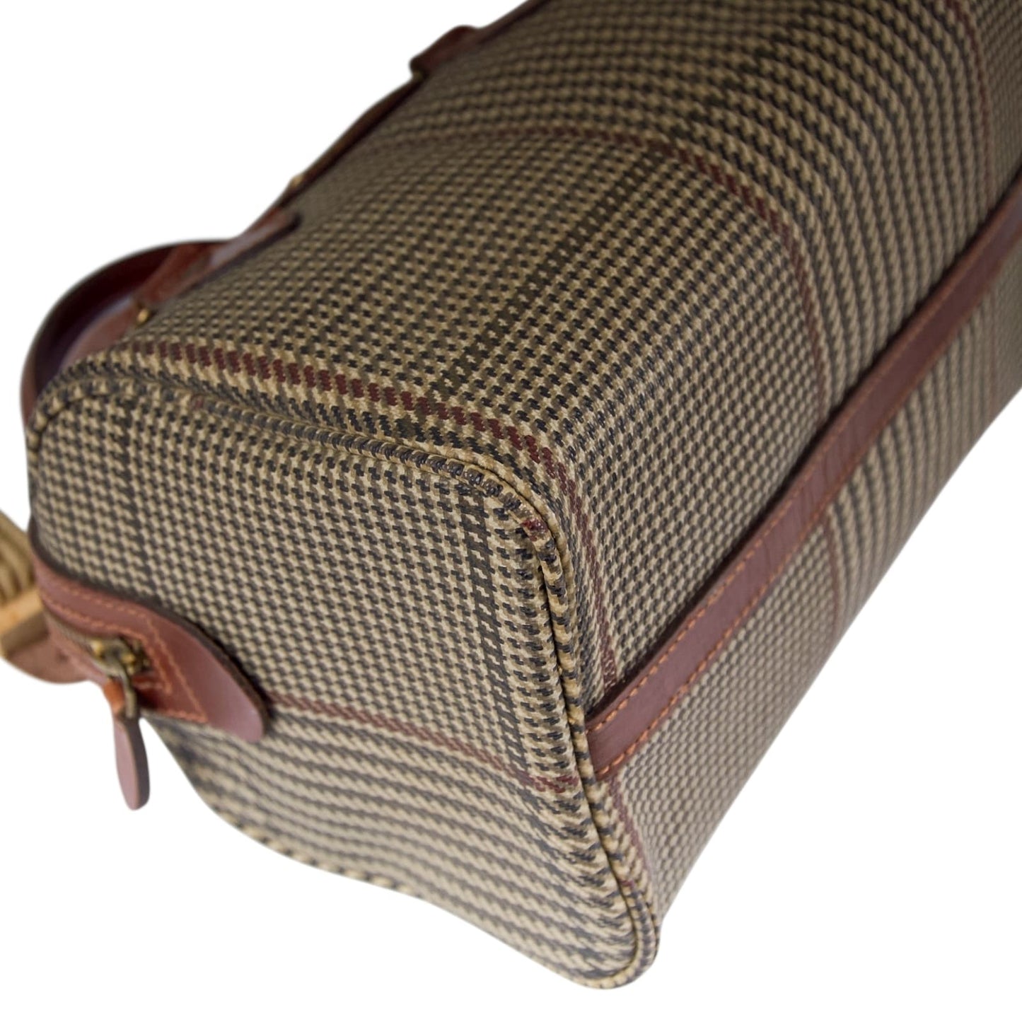 Authentic Polo Ralph Lauren Glen Plaid Boston Bag