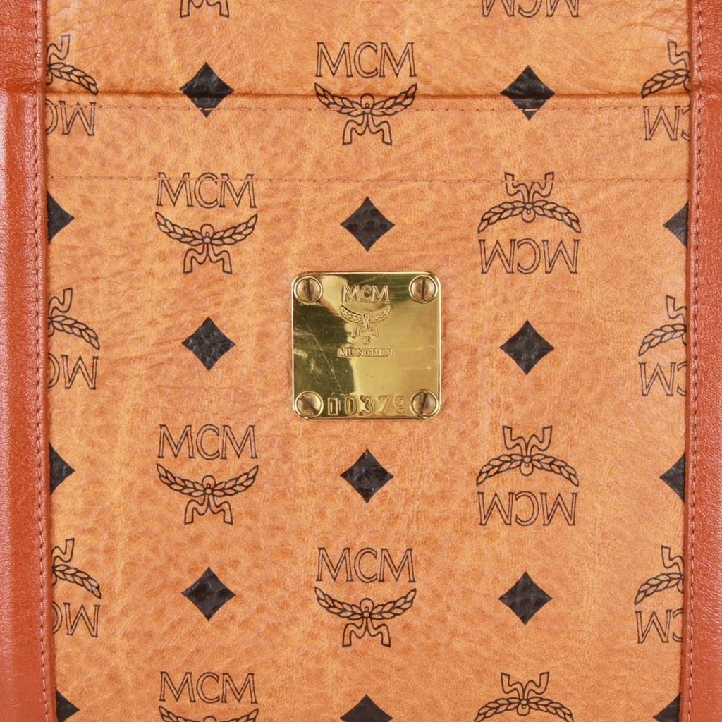 Authentic MCM Logos business bag with strap