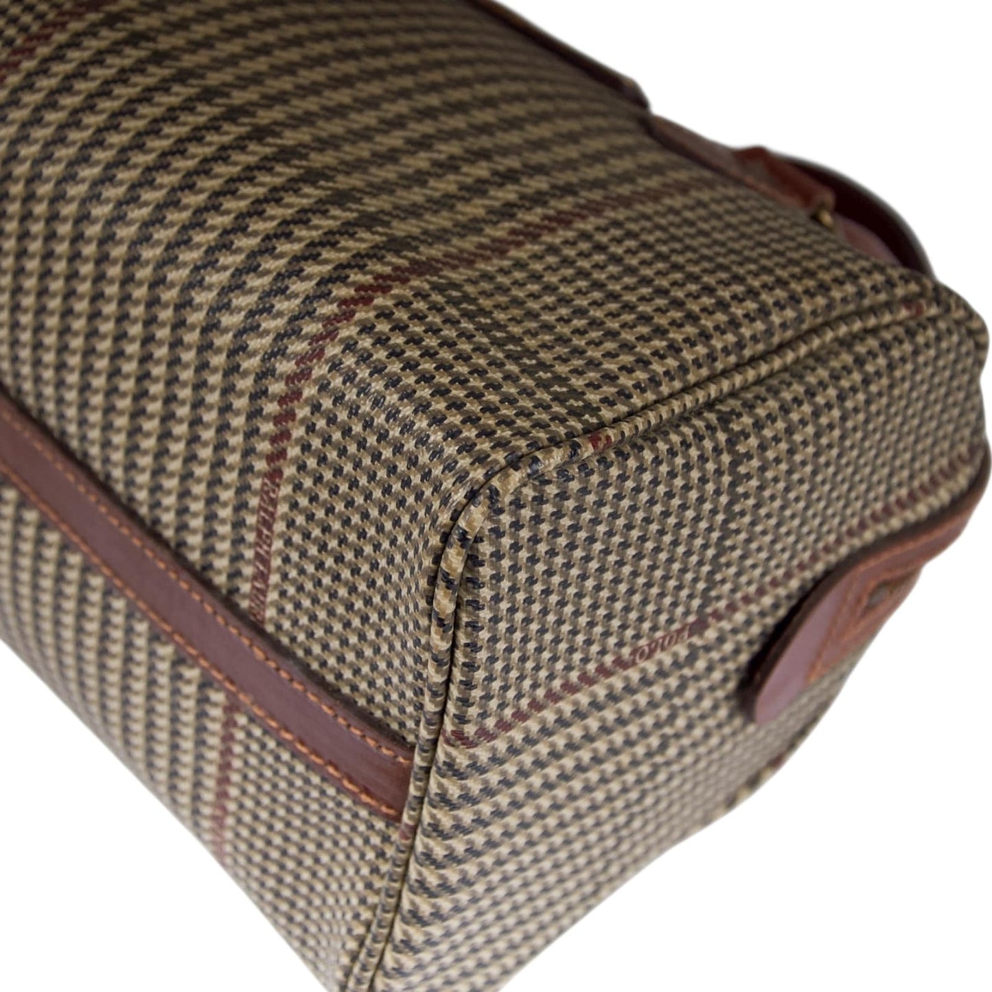 Authentic Polo Ralph Lauren Glen Plaid Boston Bag