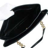 Authentic Bally black soft leather shoulder bag