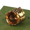 Authentic Gucci Lion Head Motif Crystal Ring In Gold & Black