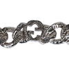 Authentic GUCCI Interlocking G Choker In Silver-toned Metal