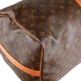 Authentic Louis Vuitton Monogram Keepall bandouliere 55 hand/travel bag