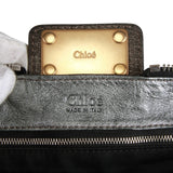 Authentic Chloe silver Paddington Satchel Shoulder/Hand bag