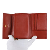 Authentic Celine Paris Red leather Wallet