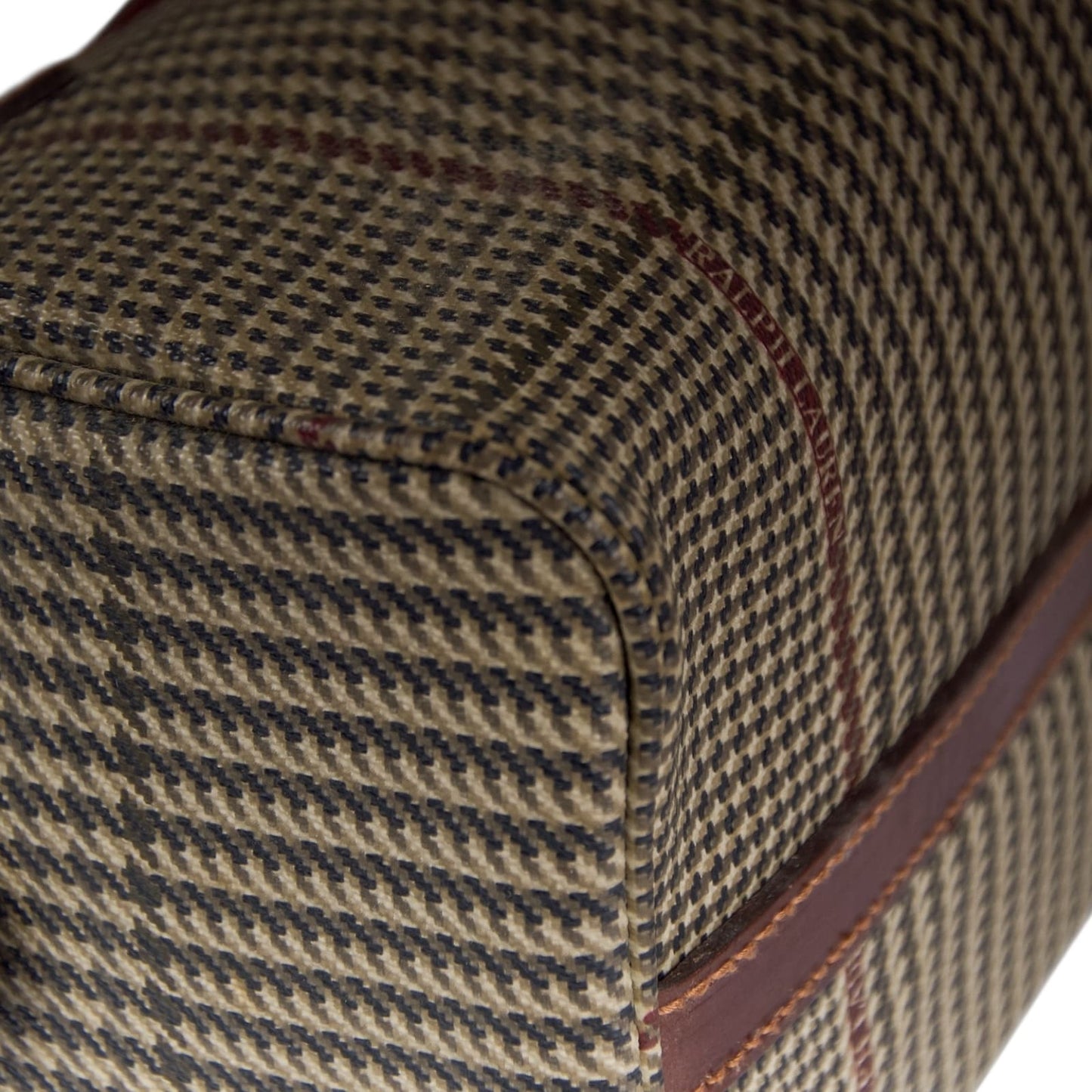 Authentic Polo Ralph Lauren Glen Plaid Boston Bag