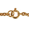 Authentic Chanel chain CC pendant Gold tone necklace