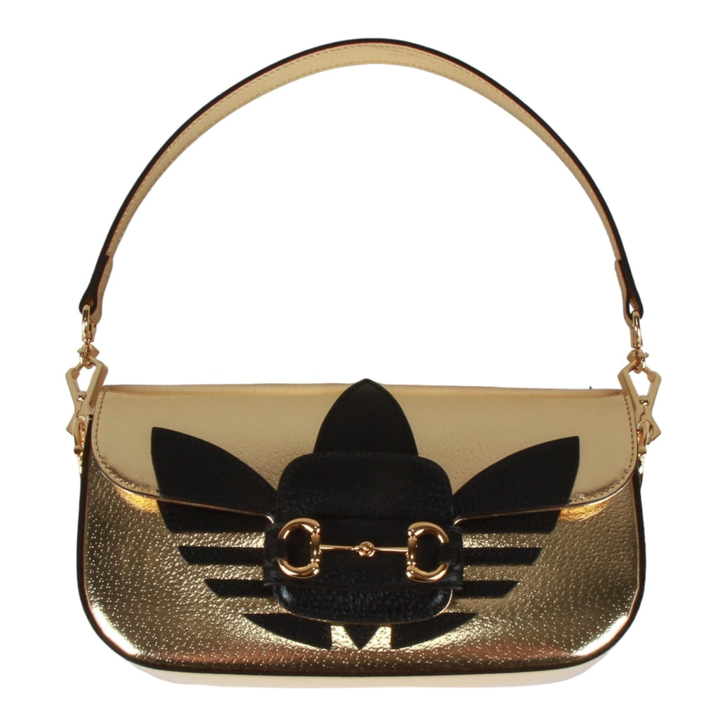 Gucci - Adidas X Small Horsebit Shoulder Bag In Gold - Shoulder bag