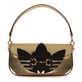 Gucci - Adidas X Small Horsebit Shoulder Bag In Gold - Shoulder bag