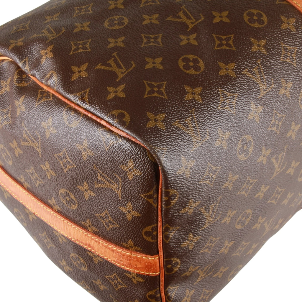 Authentic Louis Vuitton Monogram Keepall bandouliere 55 hand/travel bag