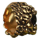 Authentic Gucci Lion Head Motif Crystal Ring In Gold & Black