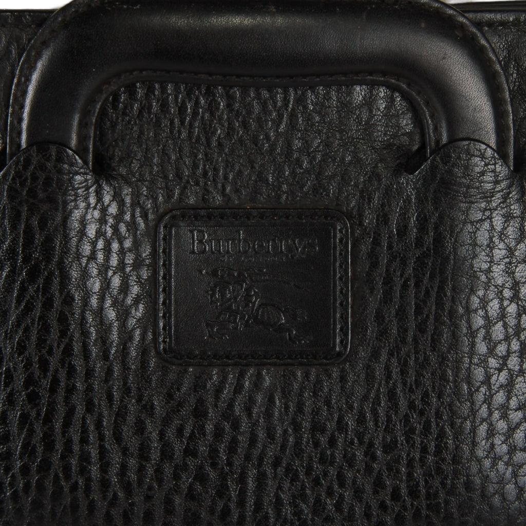 Authentic Burberry mens soft briefcase business bag