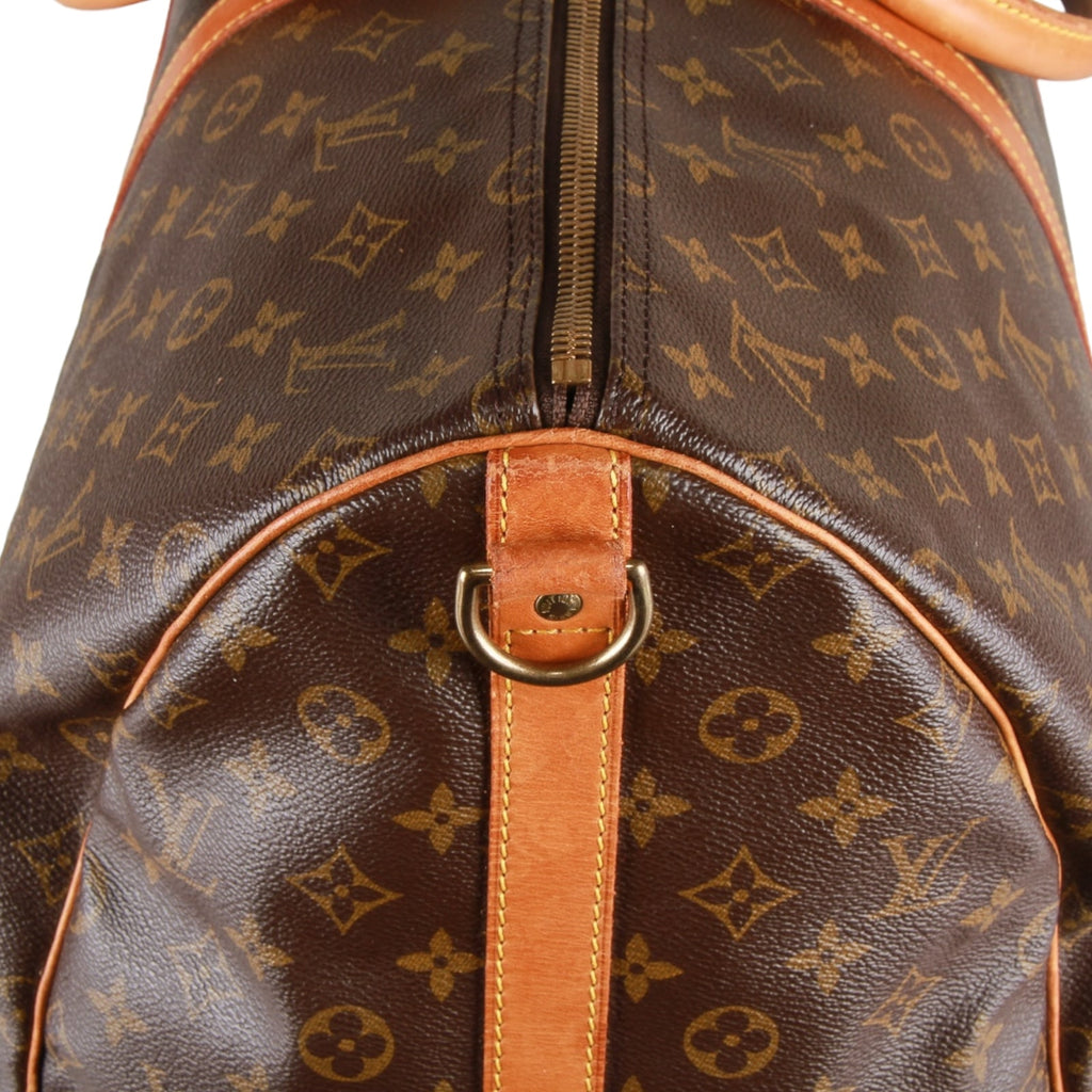 Authentic Louis Vuitton Monogram Keepall bandouliere 55 hand/travel bag