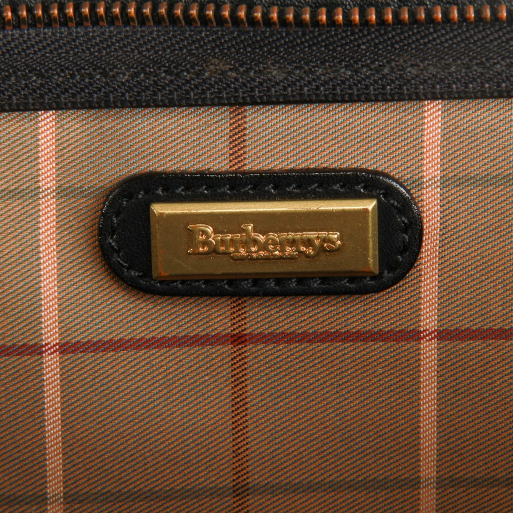 Authentic Burberry mens soft briefcase business bag