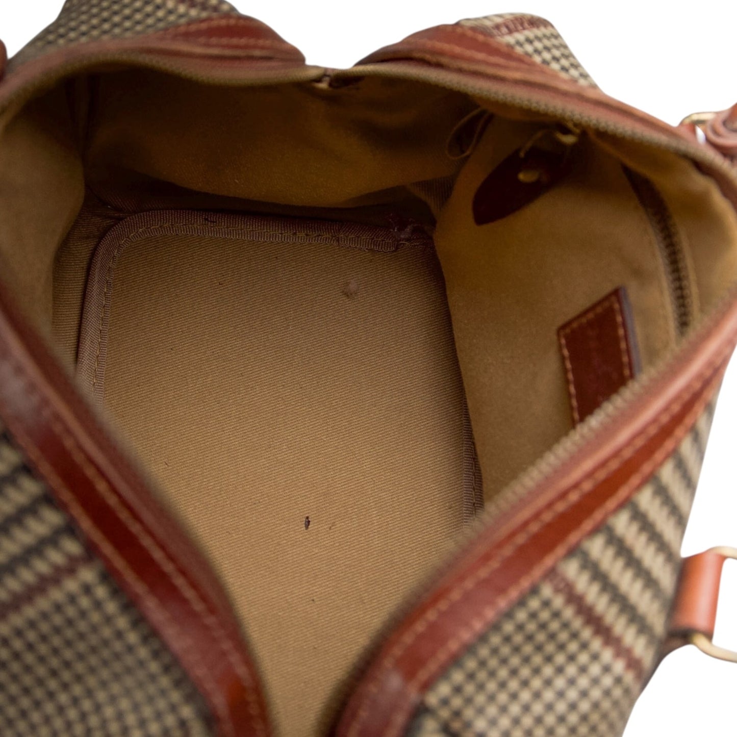 Authentic Polo Ralph Lauren Glen Plaid Boston Bag